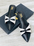 Triangle toe cushion flats