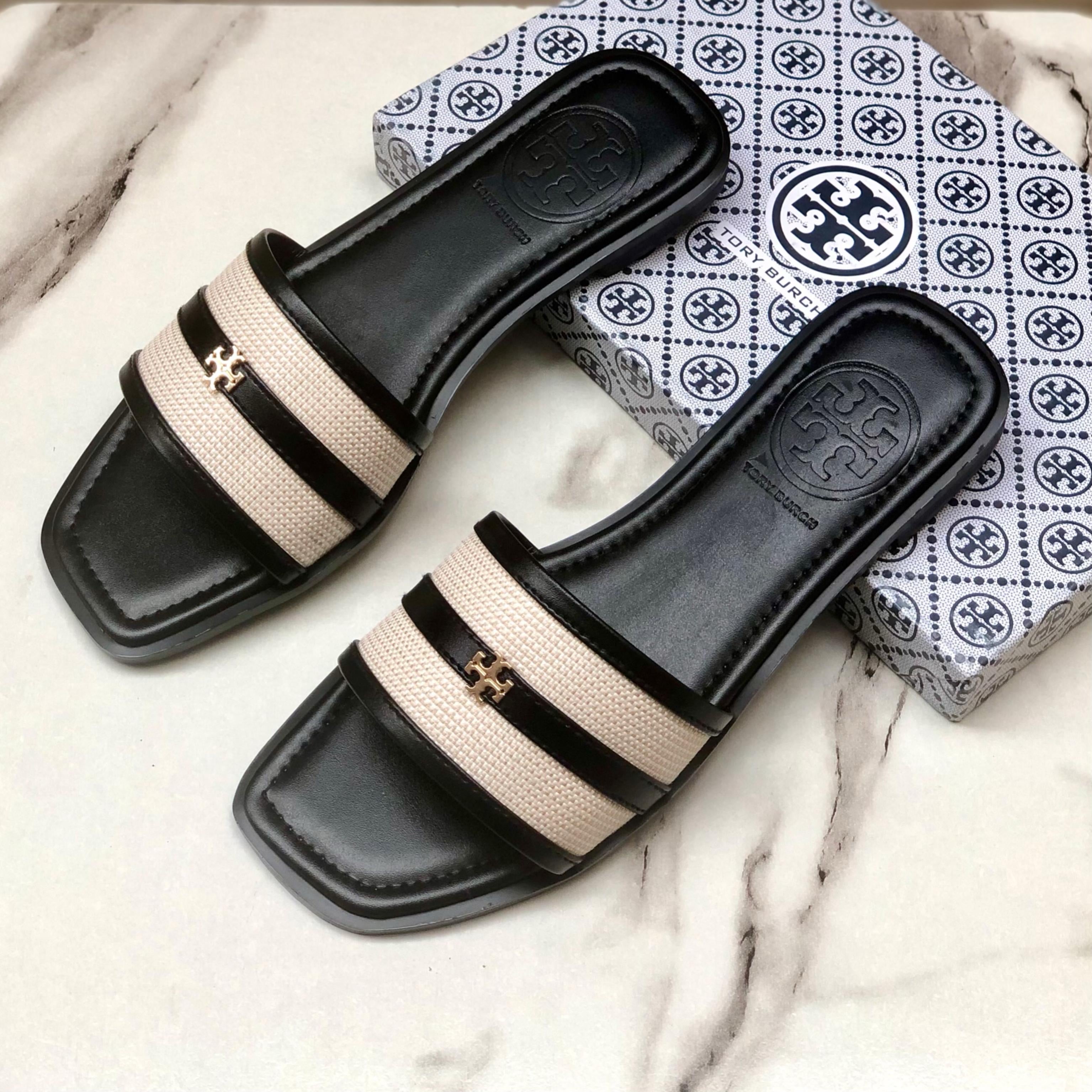 TB multi stripe colour flats - Comfy