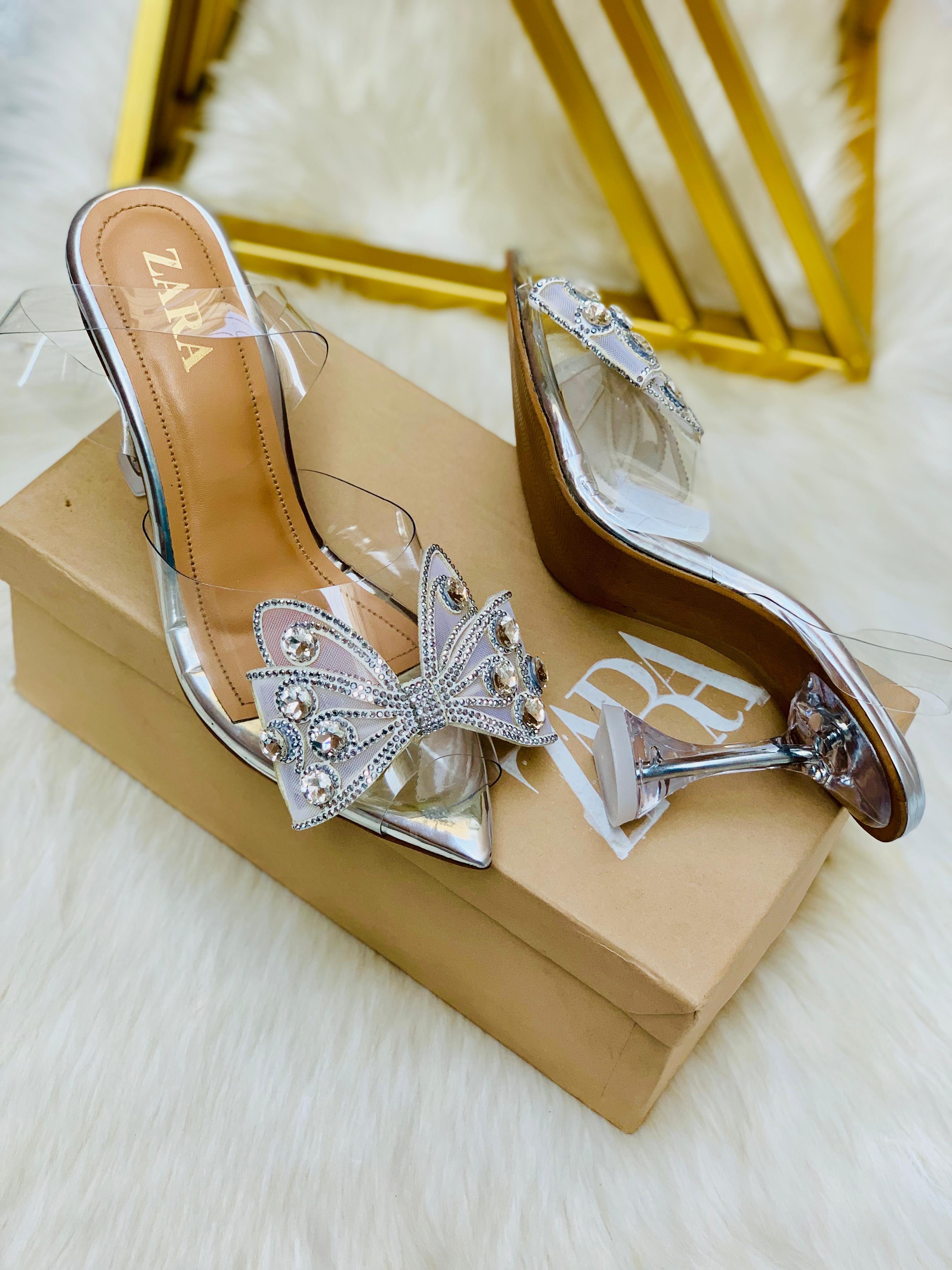 Butterfly beads heel